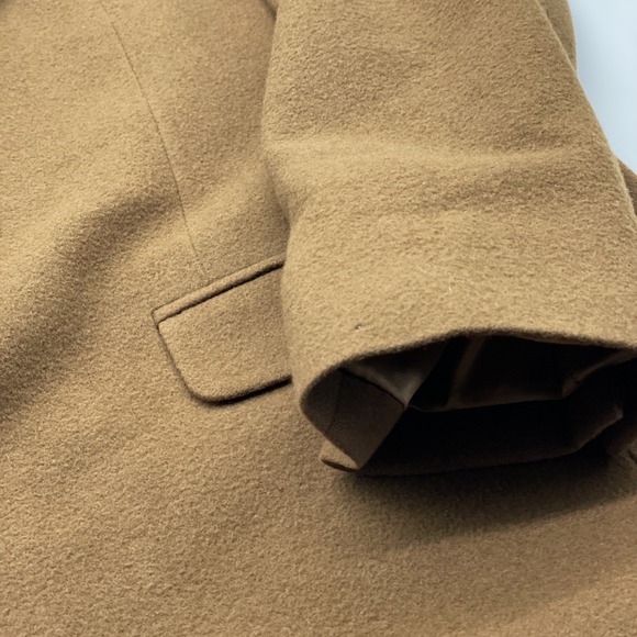 Vintage Bill Blass Camel Hair Blazer Jacket Suit Coat Mens Tan Two Button 44 R - Picture 5 of 10